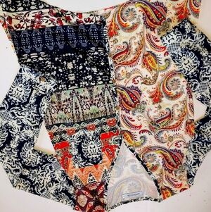 Misslook Paisley Floral Cotton Blend Top S